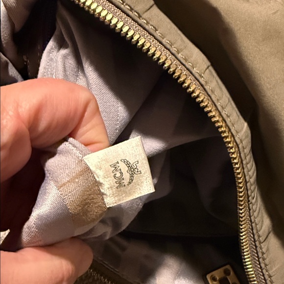 MCM Taupe and Brown Messenger Bag crossbody - Picture 13 of 14